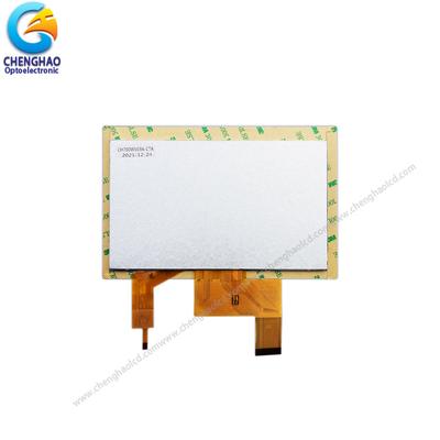 800*480 TFT LCD Capacitive Touchscreen 7 Inch With 40 Pin Rgb Interface