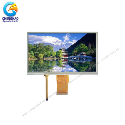 7 Inch Resistive Touch Screen 1024X600 Dots Wide Temp TFT LCD Display