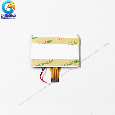 7 Segment Monochrome LCD Display Custom White Black Color HTN Positive Transflective