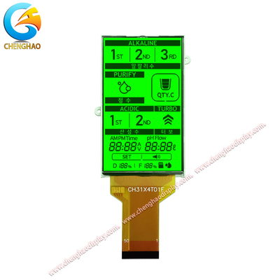 50 Pins Monochrome LCD Panel FPC 1/4 Duty 1/3 Bias Drive Method With Green Backlight