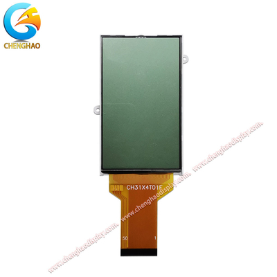 12 O' Clock Vieiwng Angle Monochrome LCD Panel With FPC Connector 150 Cd/M2 Brightness