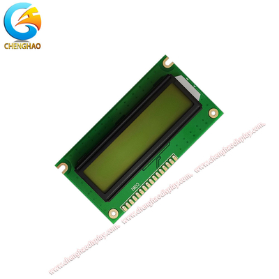 16x02 Stn Monochrome Lcd Screen With 6 O'Clock Viewing Angle