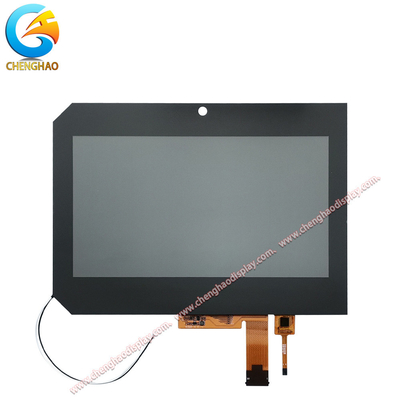 30 Pins TFT LCD Display 1280x720 8 Inch With 0.7mm Touch Glass Cover