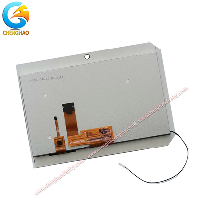 30 Pins TFT LCD Display 1280x720 8 Inch With 0.7mm Touch Glass Cover