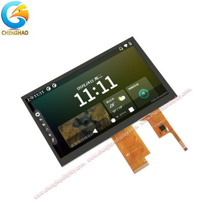 7 Inch IPS Lcd Display 40 Pins 1024*600 With 80/80/80/80 Free Viewing Direction