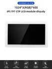 LVDS Interface High Brightness TFT Display 1024x600 Resolution