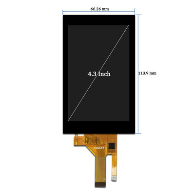 CH430WV15A-CT Industrial Lcd Monitor Flat Panel 4.3" CTP