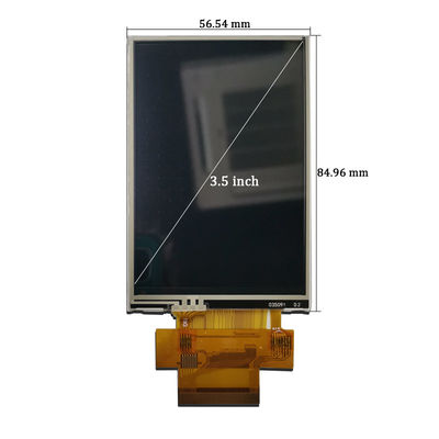 Transmissive RTP IPS TFT LCD Display 3.5'' 320x480 Resistive Touch Screen Panel