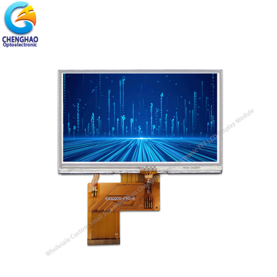 230cd/m2 TFT Lcd Display Module 480x272 Dots4.3in FPC Halogen Free