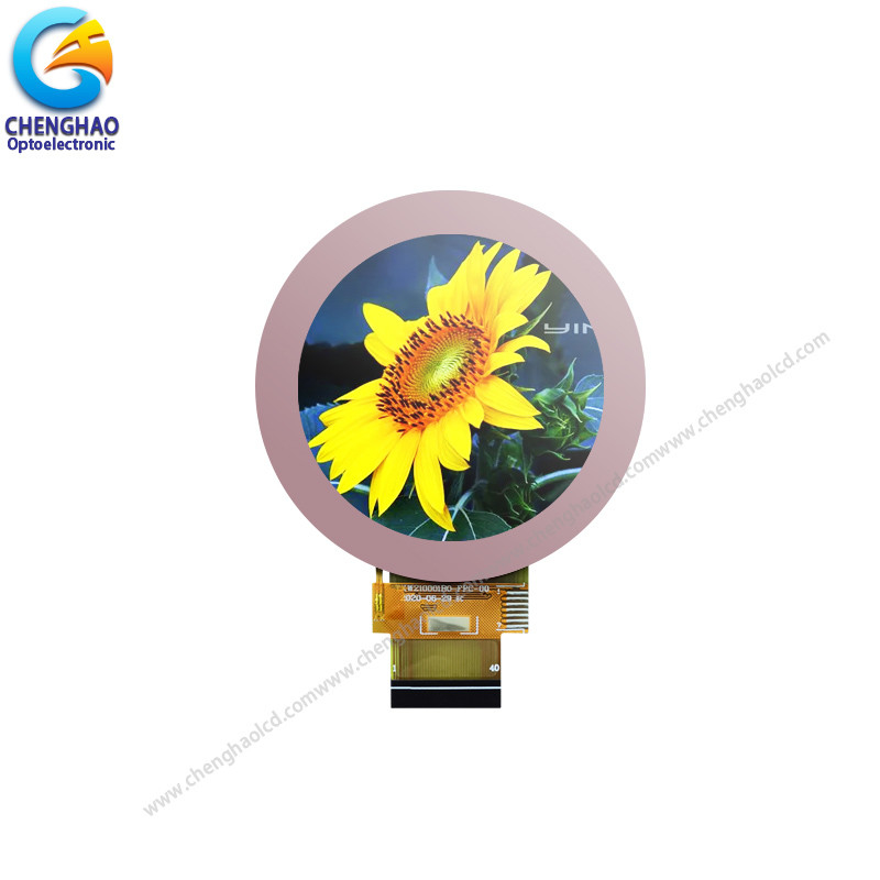 All Viewing Direction TFT LCD Capacitive Touchscreen 2.1 Inch 480x480 Round LCD Screen