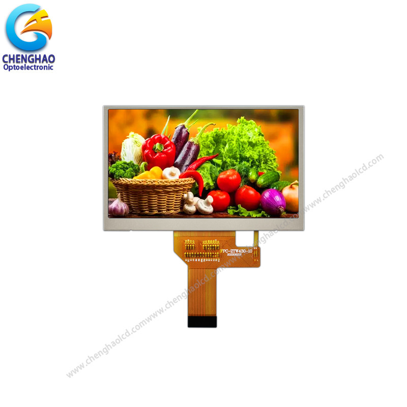 Sunlight Readable TFT LCD Module 4.3 Inch 1280x720 HD Full Color TFT Display