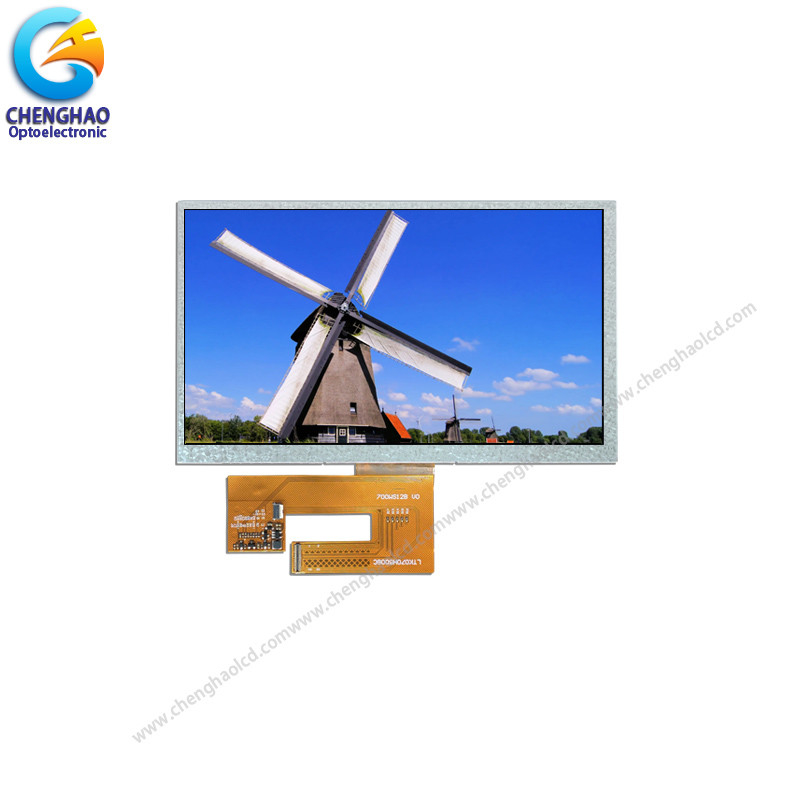 1024x600 High Resolution LCD Screen Wide Temperature 7.0 Inch LCD Display
