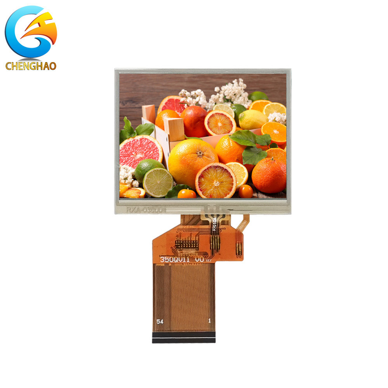 Free Viewing Angle TFT LCD Display Resistive Touch Screen 3.5 inch 320*240