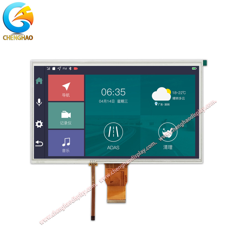 Free Viewing Angle Lcd Display Module 50000h Life Span 50 Pins Fpc 10.1 Inch Custom