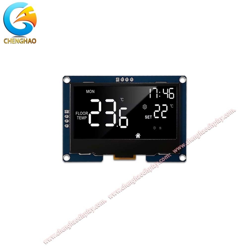 4 Pin OLED Display Module IIC Interface with 2.42inch 12864 HD Monochrome Display Screen