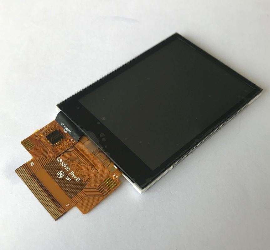I2C CTP Interface 2.8 Inch 280cd m2 TFT LCD Touch Screen Customize FPC
