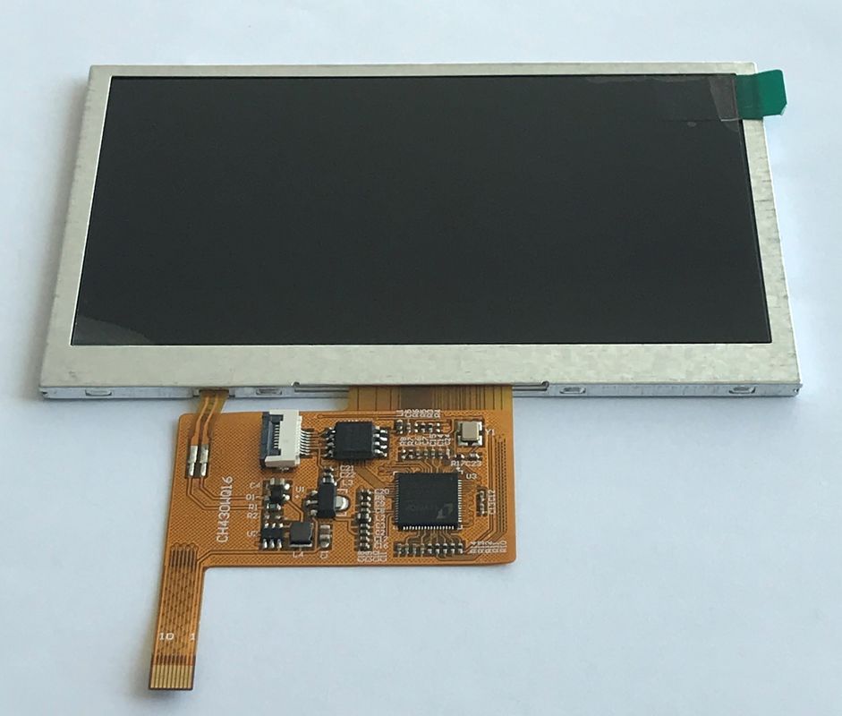 105.5mm Transmissive IPS 4.3 Inch TFT LCD Display SPI Interface