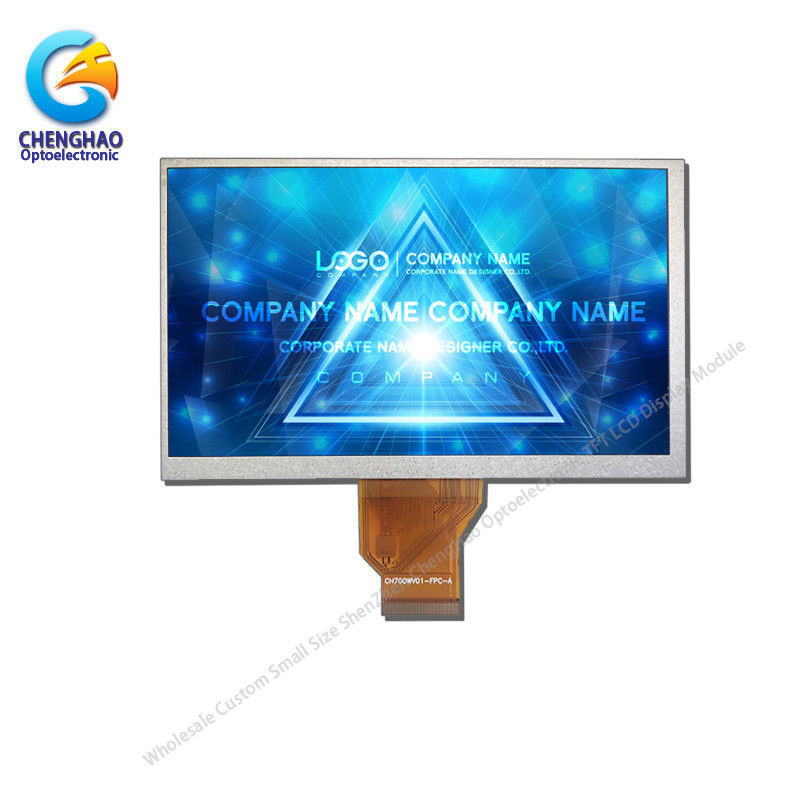 7 In  50 Pin 250cd/m2 800x480 Rgb Tft Lcd Monitor CH700WV01 For Car