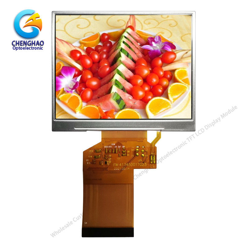 3.5in 1000cd/M2 Tft Lcd Color Monitor ISO9001 Mipi Dsi Lcd Display