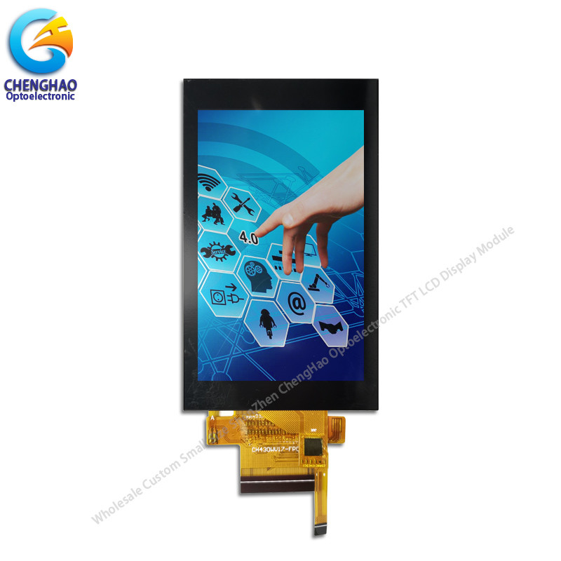 4.3 Inch TFT NT35510 480*800 Small LCD Touch Screen For POS Machine