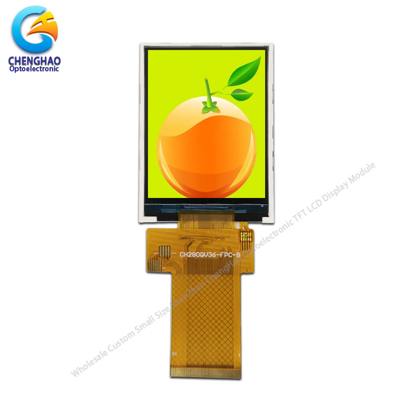 All Viewing Direction Custom LCD Screen 240X320 Resolution 2.8 Inch TFT Display