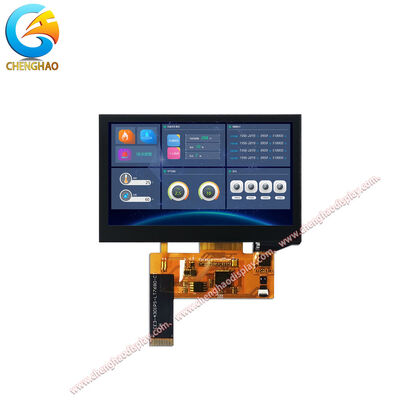 4.3-inch IPS TFT LCD Display 800×480 Resolution Capacitive Touchscreen SPI Interface